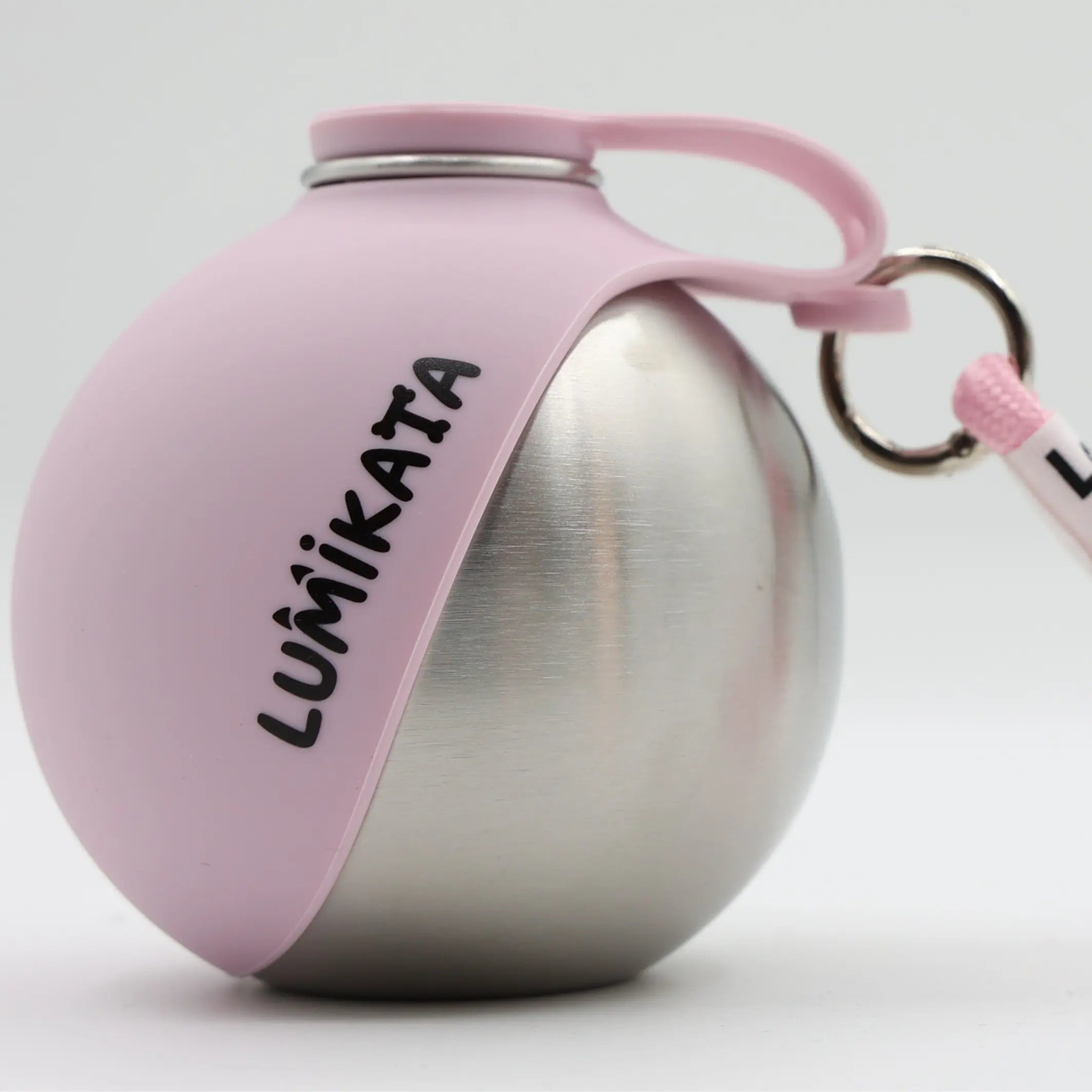 Lumikata 2-in-1 Portable Dog Water Bottle and Bowl - 10oz Stainless Steel Leak-Proof Hydration Solution for Pets on the Go