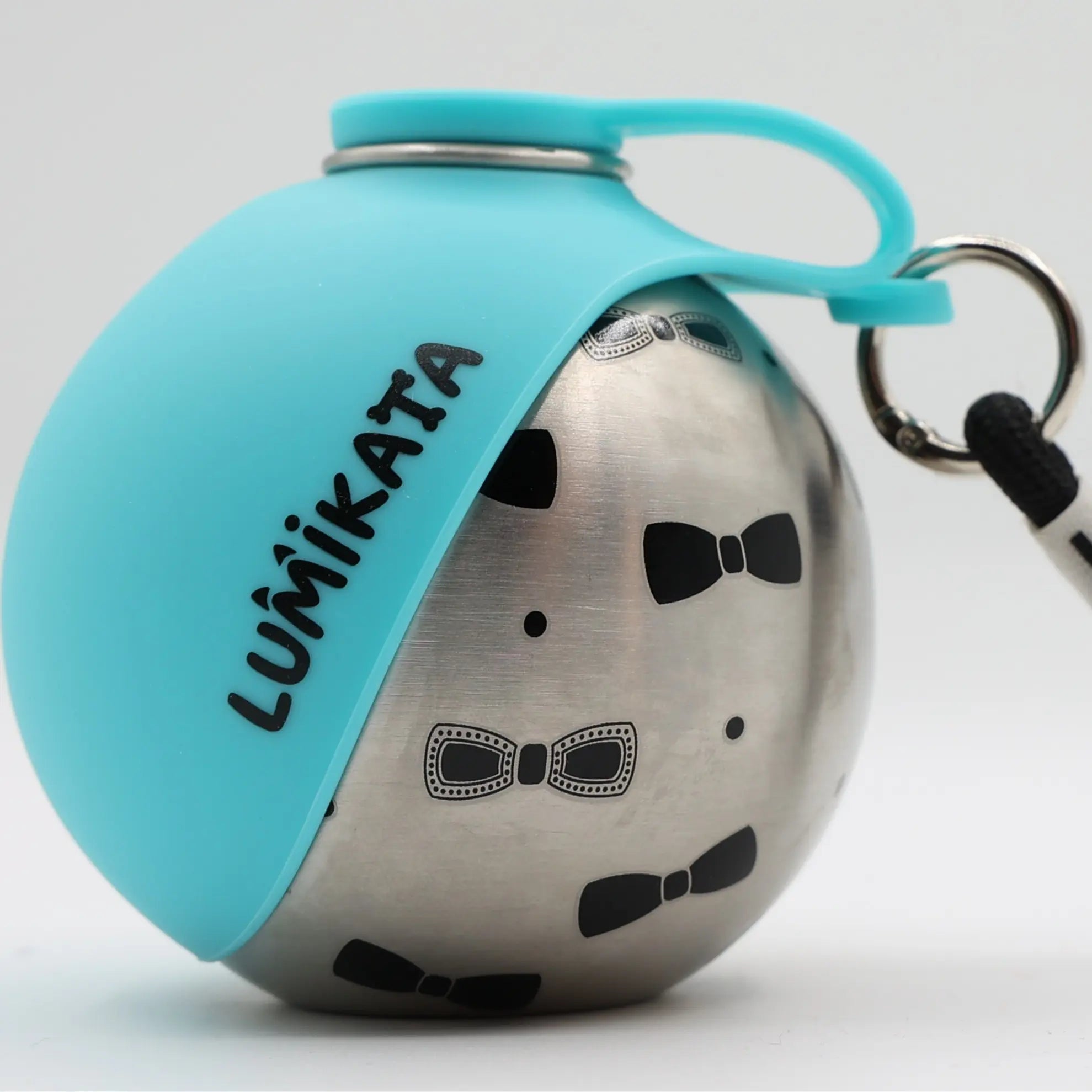 Lumikata 2-in-1 Portable Dog Water Bottle and Bowl - 10oz Stainless Steel Leak-Proof Hydration Solution for Pets on the Go
