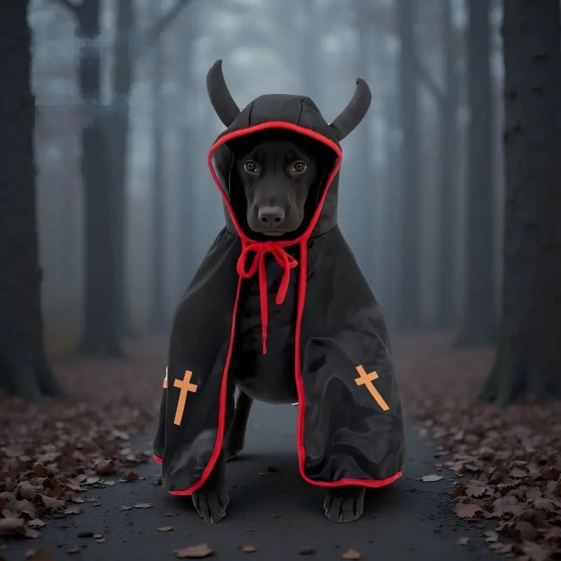 Halloween Pet Costume Cape for Cats and Dogs - Wizard Magic Cosplay, Cute and Breathable Design