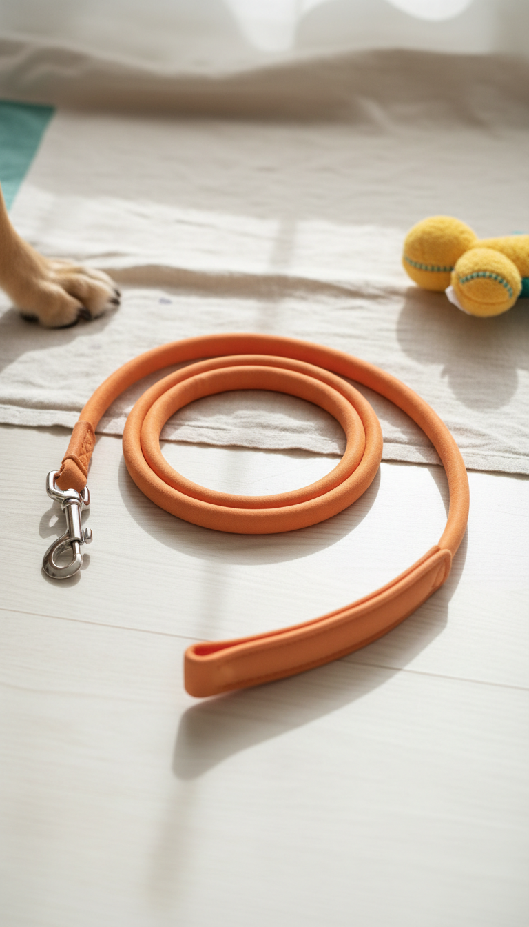 Dog Leash in Sunset Orange