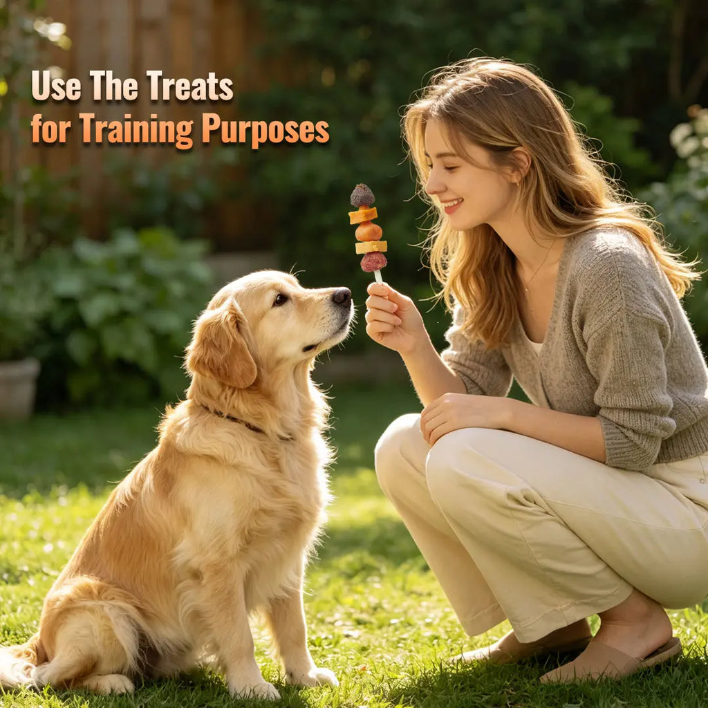 Indulge Your Dog with Buy 1 Get 1 Free Jungle Calling Kabob Treats - Delicious Chicken, Duck, Beef, Sweet Potato & Pumpkin Chews!
