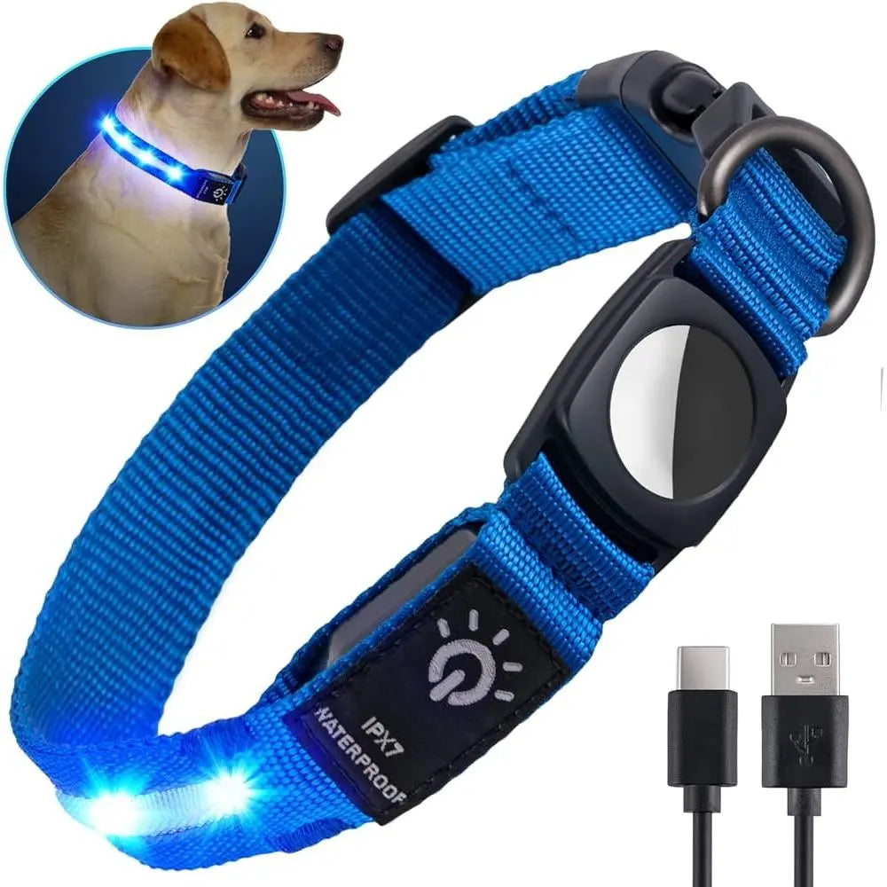 Premium Dog Collars Compatible with Apple AirTag Trackers