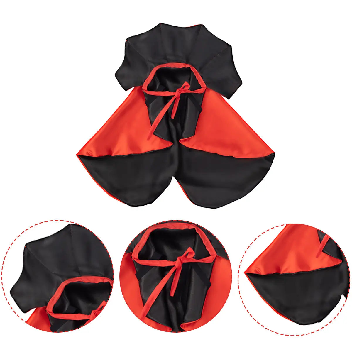 Halloween Pet Costume Cape for Cats and Dogs - Wizard Magic Cosplay, Cute and Breathable Design